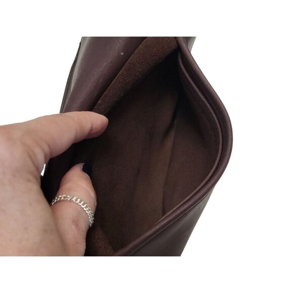 Vintage Coach 9142 Mini Crossbody Bag Brown Glove-Tanned Leather USA - Picture 7 of 14